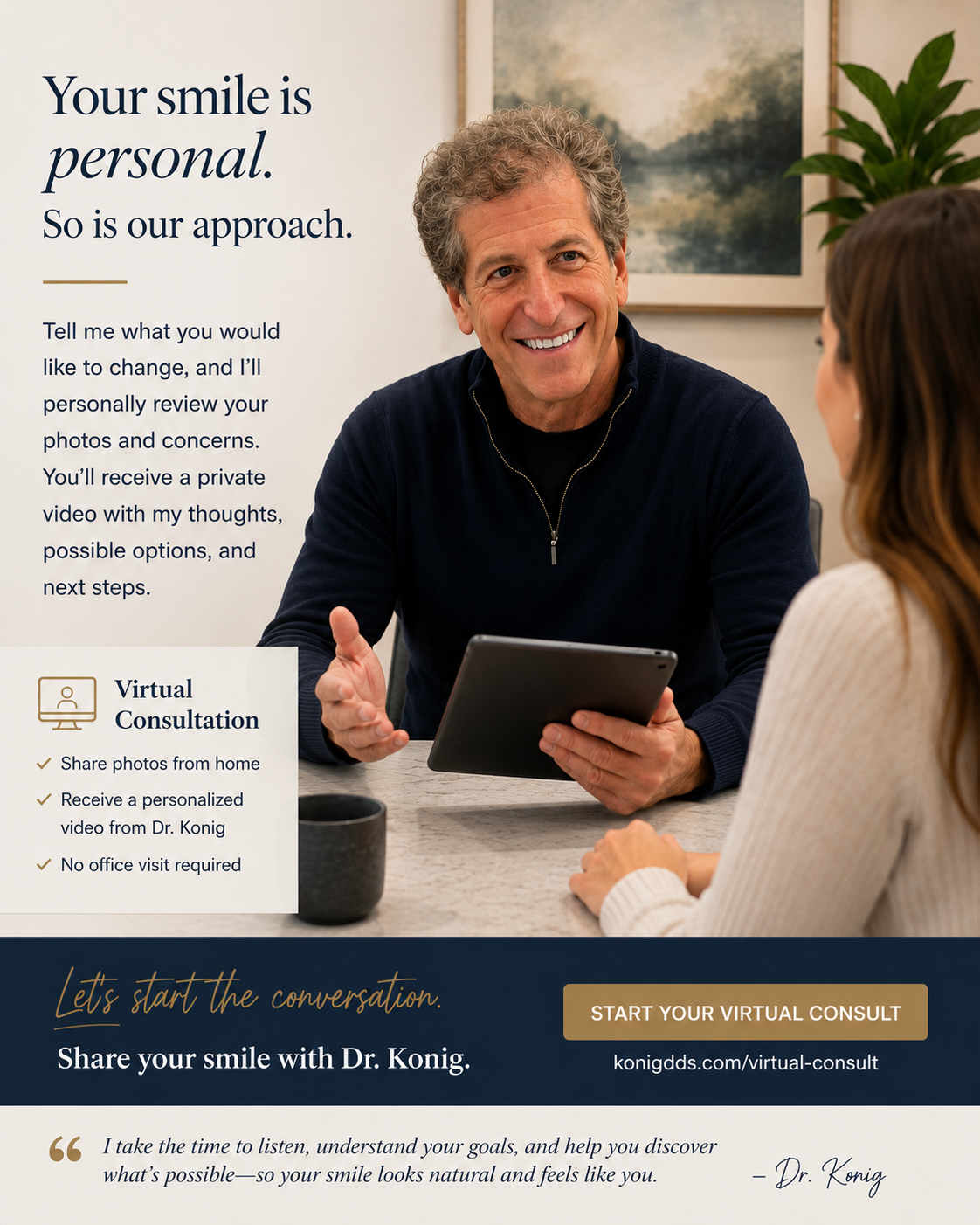 Personalized Virtual Smile Consultation