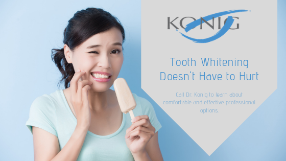 Tooth Whitening and Sensitivity CTA for Dr. Konig