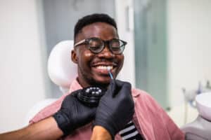 Patient with smile makeover